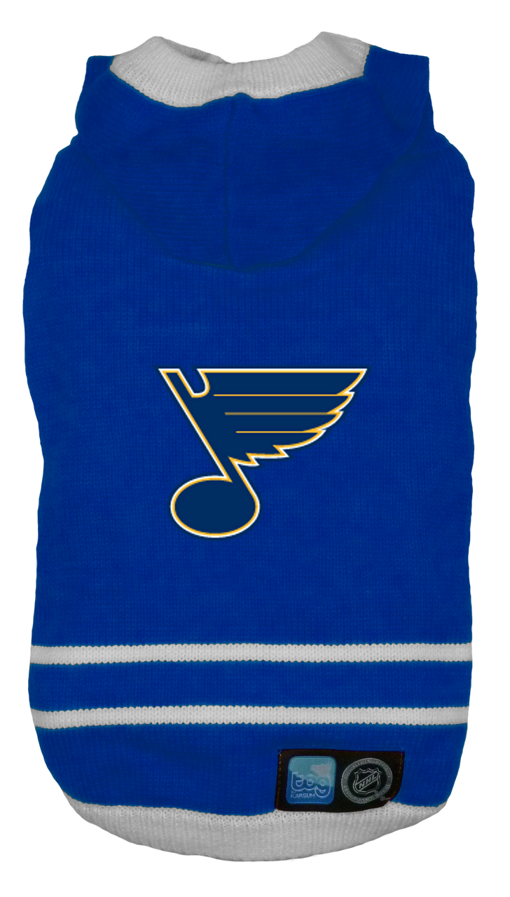 St. Louis Blues NHL Dog Sweater flat