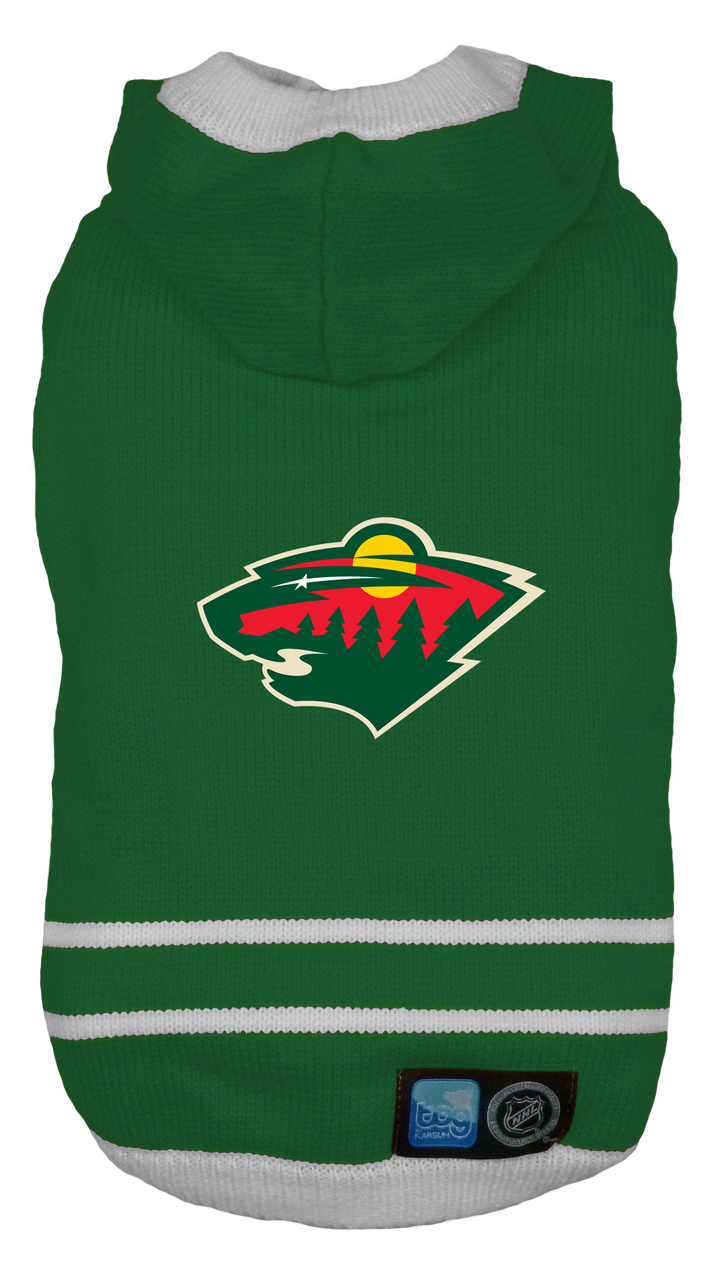 Minnesota Wild NHL Dog Sweater flat