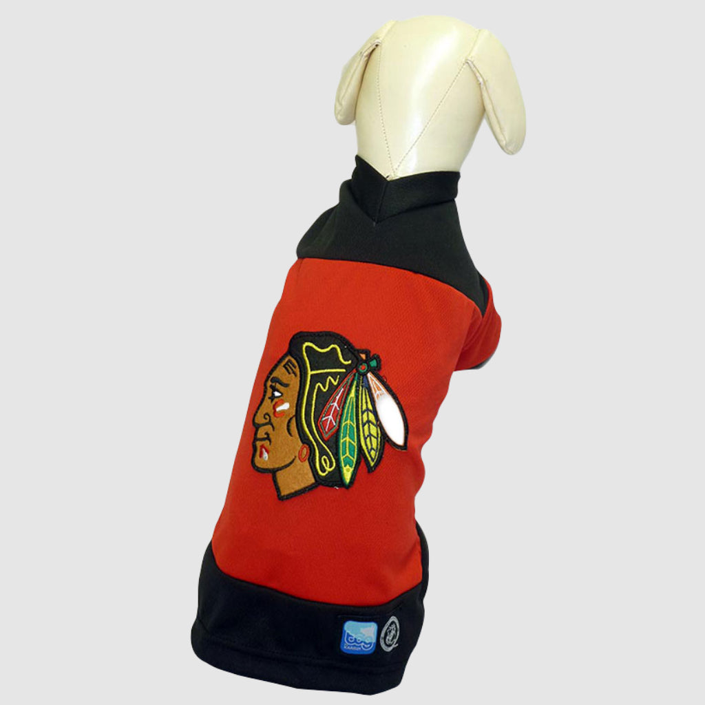 Hockey Jersey Blackhawks Jersey Dog Chicago Blackhawks NHL Dog