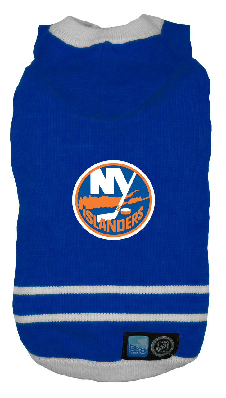 New York Islanders NHL Dog Sweater flat