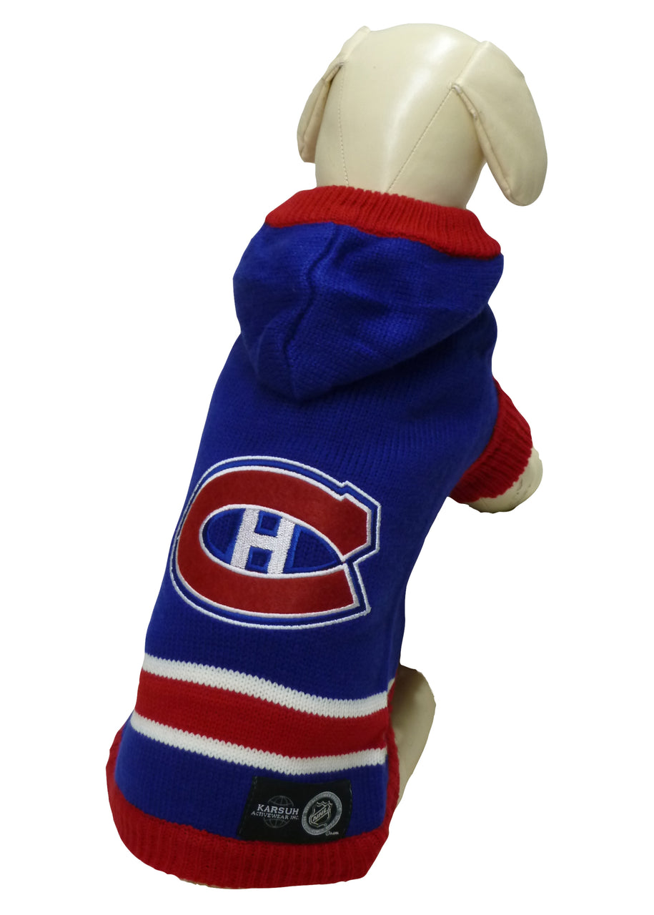 Montreal Canadiens NHL Dog Sweater- Royal Blue