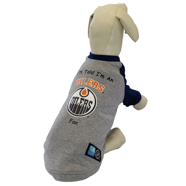 Edmonton Oilers NHL Dog Fan Shirt