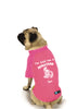 Ottawa Senators NHL Dog  Fan Shirt-Pink on dog