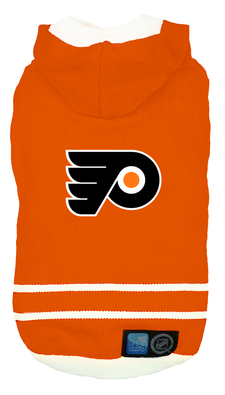 Philadelphia Flyers NHL Dog Sweater flat