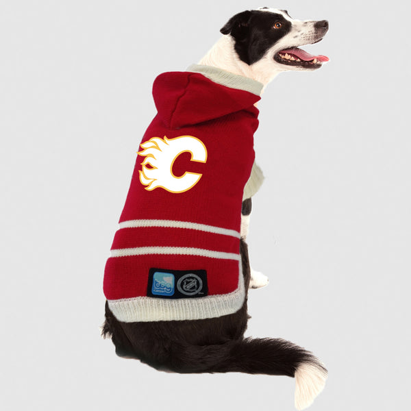 Calgary Flames NHL Dog Sweater RED Togpetwear